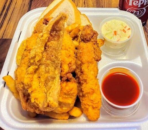 Catfish Filet& Shrimp